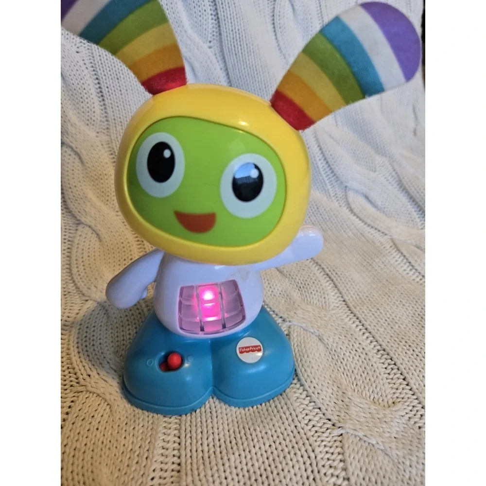 Fisher Price BeatBo Mini Light Up Musical Learning Toy‎ Rainbow Ears 2016 WORKS